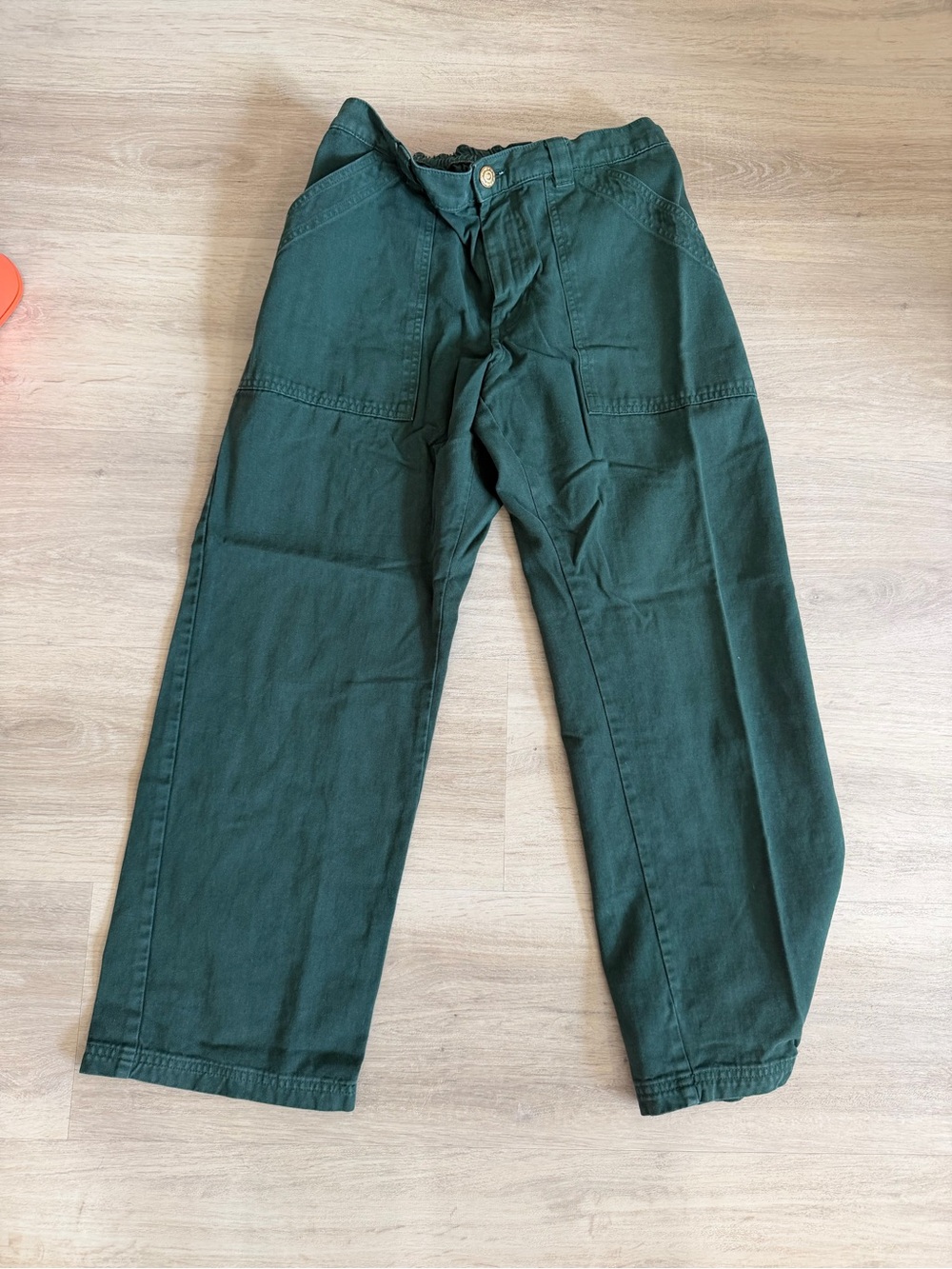 Big Bud Press Deep Green mid rise work  Pants